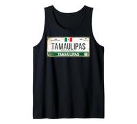 Tamaulipas License Plate Mexican Travel Vacation Beach Canotta