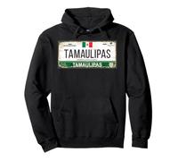 Tamaulipas License Plate Mexican Travel Vacation Beach Felpa con Cappuccio