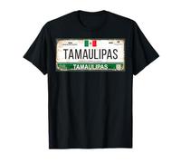 Tamaulipas License Plate Mexican Travel Vacation Beach Maglietta