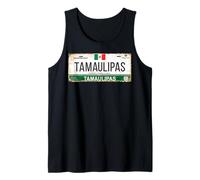 Tamaulipas Mexico License Plate Mexican Travel Vacation Canotta