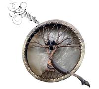 Tamban di sciamano Albero della vita Drum siberiano | Drum sciamano "Albero della vita" Drum siberiano | Simbolo di musica dello spirito del tamburo siberiano, decorazione del suono della musica