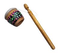 Tambas De Madera - Piccola bacchetta per tamburo | Rana Caller Band Drumstick | Frog Caller | Dugues per principianti per bambini | Parole di pratica della batteria per principianti | Strumenti di apr