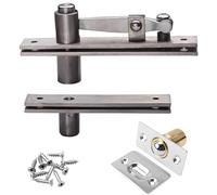 TamBee Cerniera per porta nascosta, per porta segreta, in acciaio inox 304, sistema di cerniere nascoste per libreria, in acciaio inox, con chiusura a sfera, carico pesante 77,1 kg