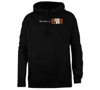TAMBOOTEE Avere Un Cuore di Molecole 1 Pullover Unisex con Cappuccio Nero dalla vestibilità Semplice Black Unisex Hoodie