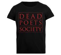 TAMBOOTEE Dead Poets Society Maglietta da Donna Nera Camicia Femminile in Cotone Semplice