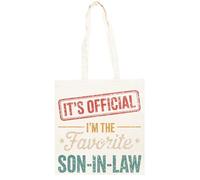 TAMBOOTEE È Ufficiale Sono Il Figlio Prediletto Borsa Shopper In Cotone Beige Totebag Cotton