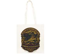 TAMBOOTEE Edmund Fitzgerald Ship 1975 Borsa Shopper In Cotone Beige Totebag Cotton