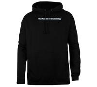 TAMBOOTEE Il Pubblico Ascolta Pullover Unisex con Cappuccio Nero dalla vestibilità Semplice Black Unisex Hoodie