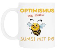 TAMBOOTEE Io Sono Un Artigiano Bicchiere Da Bere In Ceramica Bianca White Ceramic Mug Drinking Cup
