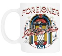 TAMBOOTEE Juke Box Hero 1981 Bicchiere Da Bere In Ceramica Bianca Ceramic Mug Drinking Cup