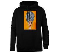 TAMBOOTEE La Donna dai Mille Volti Pullover Unisex con Cappuccio Nero dalla vestibilità Semplice Black Unisex Hoodie