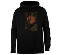 TAMBOOTEE L'ascesa E Il Declino del Santuario Pullover Unisex con Cappuccio Nero dalla vestibilità Semplice Black Unisex Hoodie