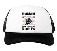 TAMBOOTEE Umano Diritti Fermare Il Guerra Ragazzo Cappello Regolabile con Berretto da Baseball Bianco White Unisex Baseball cap, Adjustable Hat