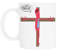 TAMBOOTEE Volevo Solo Il Mio Formaggio Bicchiere Da Bere In Ceramica Bianca Ceramic Mug Drinking Cup