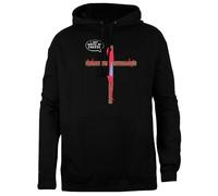 TAMBOOTEE Volevo Solo Il Mio Formaggio Pullover Unisex con Cappuccio Nero dalla vestibilità Semplice Black Unisex Hoodie