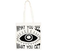 TAMBOOTEE Will Wood Borsa Shopper In Cotone Beige Totebag Cotton