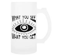 TAMBOOTEE Will Wood Tazza Per Bere Con Boccale Di Birra In Vetro Glass Beer Mug