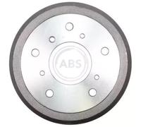2x A.B.S. 7165-S Tamburo freno Ø252mm Posteriore per VW LT 28-35 I Bus (281-363)