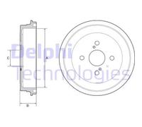 Tamburo freno DELPHI BF547
