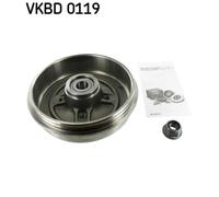 Tambor de freno SKF VKBD 0119 per RENAULT KANGOO
