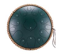 Tambourina A Percussione A Tamburo Da 12 Pollici In Acciaio 15 Tono Con Bacchette, Musica Book, Adesivi, Culle Dita, Sacchetto Di Stoccaggio, Regalo Per Principianti E Amanti Dello Yoga (Color : C)