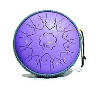 Tambourine a Percussione Del Tamburo a Tamburo Da 12 Pollici Da 12 Pollici Con Bacchette, Libreria Musicale, Adesivi, Culle Dita, Sacchetto Di Stoccaggio, Regali Per Principianti E Amanti Dello Yoga