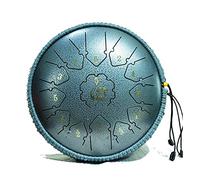 Tambourine a Percussione Del Tamburo a Tamburo Da 12 Pollici Da 12 Pollici Con Bacchette, Libreria Musicale, Adesivi, Culle Dita, Sacchetto Di Stoccaggio, Regali Per Principianti E Amanti Dello Yoga
