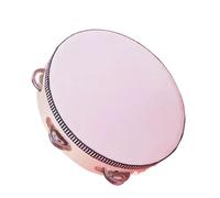 Tambourines Adults, Professional Handheld Drum, 8-Inch Educational Percussion Instrument, Double Row Jingles, Ideal for Beginners, Performers, and Music Enthusiasts