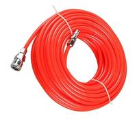 Tambuco compressore d'aria ID da 5 mm, tubo non di kinking flessibile rosso con connettori rapidi maschi/femmine per la produzione e la riparazione automatizzate rosso 30m