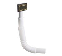Tambuco Di Overflow Del - Tubo Di Montaggio Quadrato Flessibile | Connettore Di Scarico Estendibile | Tubi Di Overflow Espandibili Per Lavelli Per L'utilità Da Cucina | Drenaggio Di Prolunga