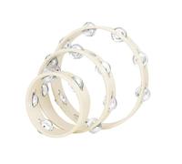 Tamburelli, Set di tamburelli a campana in legno, 3 pezzi tamburo campana, strumento a percussione Orff, 6 pollici 8 pollici 10 pollici Bell Rings, Strumento di accompagnamento, Tamburo campana