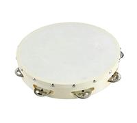 Tamburello 10 Pollici Con Testa Di Pelle Di Pecora Suono Caldo Chiaro Ideale Per Prestazioni Professionali Registrazioni E Stili Musicali Folk Rock Popolare World Music Legno Robus