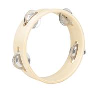 Tamburello a fila singola in legno rotondo Tamburello musicale palmare facile da impugnare strumento musicale a percussione