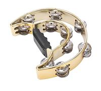 Tamburello a mano a fila con campane placcate in metallo strumento musicale a percussione per concerto danza orchestra festa celebrazione carnevale