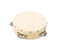 Tamburello a percussione in legno Tamburello rotondo adatto per l'educazione musicale e le esibizioni teatrali Tamburello palmare