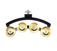 Tamburello a percussione palmare Campane Sonaglio Allentato Singola Fila Campane Tamburello Strumento Musicale Facile da Usare