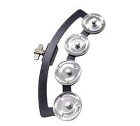 Tamburello a percussione palmare Campane Sonaglio Allentato Singola Fila Campane Tamburello Strumento Musicale Facile da Usare Adulto Drumming Accessorio