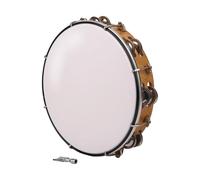Tamburello da 25,4 cm, strumento musicale per giochi di famiglia, uso semplice, strumento musicale tenuto in mano