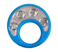 Tamburello denso strumento ritmico con doppio piano di funzione come agitatore e tamburo per la musica da viaggio per fare musica ovunque ABS metallo strumento ritmico