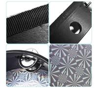 Tamburello In Legno Radiante Da 10 Pollici Con Doppia Jingles E Testa Riflettente Strumento Percussivo Leggero Portatile Per Ballo Feste Canto Karaoke Lezioni Di Musica