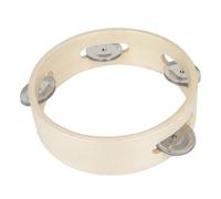 Tamburello musicale da 15,2 cm a fila singola, tamburelli a percussione palmare in legno, rotondo, strumento musicale, tamburelli a fila singola, adatto per neonati e percussioni portatili