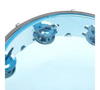 Tamburello palmare ecologico da 25,4 cm, con caratteristiche regolabili per un uso pratico in attività musicali e di danza (pelle blu)