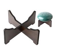 Tamburello per adulti, Accessori per tamburi a cornice in acciaio, Supporti per tamburi strutturali a treppiede, Supporti rimovibili per tamburi a cornice da pavimento (Grano di legno rosa)