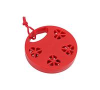 Tamburello Percussioni Jingles Tamburello, Jingles a Mano 10 Cm / 3,9 Pollici Strumento Rotondo Rosso per Prestazioni Che Suona per Adulti e Bambini Voce Brillante per