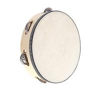 Tamburello portatile con sonagli di metallo Strumento a percussione per l educazione musicale dei bambini e degli studenti Ideale feste balli concerti