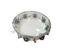 Tamburello portatile da 10" con campanelli in metallo per adulti di nozze