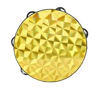Tamburello rotondo colorato Tamburello Campane Doppia Fila Campane Tamburello Strumento A Percussione Portatile Per Il Partito