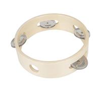 Tamburello rotondo in legno a mano, facile da impugnare, strumento musicale, strumento musicale