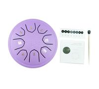 Tamburi A Fessura Per Lingua In Acciaio Per Handpan Da 4 5 Pollici Con Bacchette Set Strumento A Percussione Per Musica