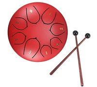 Tamburi a fessura, tamburo con linguetta in acciaio, chiave D da 6 pollici e 8 toni, tamburo manuale con bastoncini, borsa, copertura per le dita, strumento a percussione da concerto di educazione